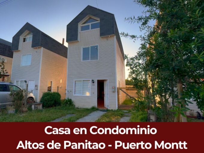 Se vende casa en Altos de Panitao